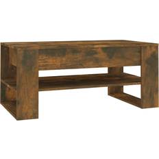 vidaXL Engineered Wood Smoked Oak Table Basse 55x102cm