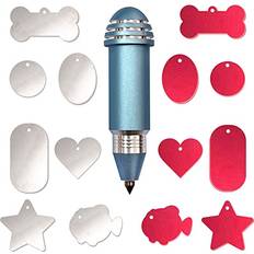 Engraving Tool With 2 Color 7 Blank Tags