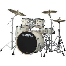 Drum Kits Yamaha Stage Custom Birch 5-Piece Shell Pack Drum Set SBP2F50CLW