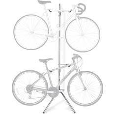 Delta Cycle Two Bike Gravity Pole Stand Garage, Bike Storage Rack, No Drilling Required, Fully Adjustable Vertical Bike Rack for Any Style Bicycle, Leaning Wall Bike Rack Holds Up to lbs