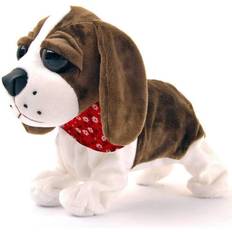 Liberty Imports Interactive Animated Walking Pet Electronic Dog Plush Sound Control Toy Puppy Barks, Sits, Walks Dog