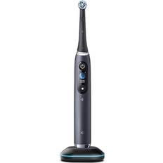 Magnetic Charger Replacement for Oral-B iO Series 7/8, 9/10 Electric Toothbrush Travel Friendly USB Charging Base with Magnet Stand, Waterproof, Auto-Fade LED Compatible with OralB iO Black