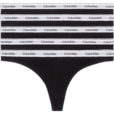 Low Rise Thongs 5-pack - Black