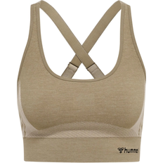 Fitness & Gym Soutiens-gorge Hummel Clea Seamless Sports Top - Chateau Gray