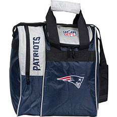 Strikeforce Bowling NFL New England Patriots Single Bowling Ball Tote Bag with Shoe Compartment