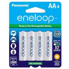 Panasonic eneloop AA Rechargeable Ni-MH Batteries 2000mAh, Pack of 4 BK-3MCCA4BA