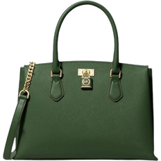 Michael Kors Ruby Medium Saffiano Leather Satchel - Amazon Green