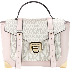 Buckle Handbags Michael Kors Women's Manhattan Medium Satchel - Powder Blush Multi