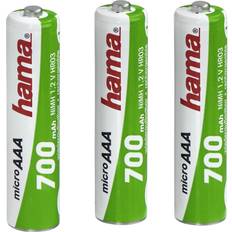 Hama NiMH AAA Rechargeable Batteries 700mAh Compatible