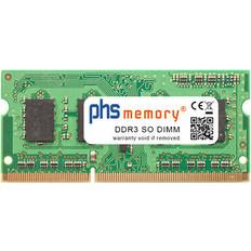 PHS-memory 4gb ram ddr3 passend für asus all-in-one et2702igkh-b017k so dimm 1600mhz