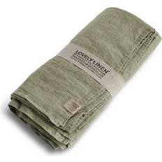 Lovely Linen Dukar & Tygservetter Lovely Linen Avocado, 145x300 Bordsduk Beige (300x145cm)