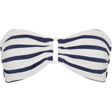 Milly Nautical Stripe Bikini Top - Navy/White