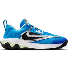 Synthetic - Women Basketball Shoes Nike Giannis Immortality 3 - Photo Blue/Barely Volt/White/Black