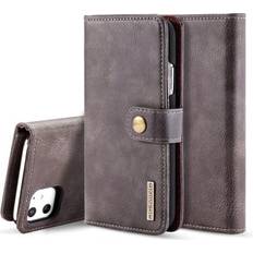 DG.Ming Stylish Plånboksfodral Magnet iPhone 11 Brun