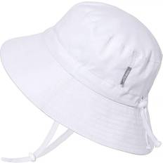 18-24M - Girls Accessories Children's Clothing Jan & Jul Kids Cotton Bucket Hats - White