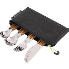 Outwell Camping Cooking Equipment Outwell Besteckset Deluxe mit Tasche Besteck-Set grau