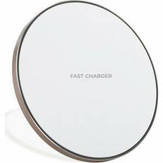 Keshen Qi Wireless Charger Fast Charging Pad for iPhone 8 X XS XR Samsung Galaxy S7 S8 S9 S10 white