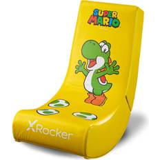 X-Rocker Super Mario All-Star Floor Nintendo Gaming Chair, Yellow