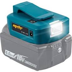 Battery Adapter for Makita 18V Battery, ADP05 Power Source Charger with LED Work Light & 1 PD USB-C & 1 USB Ports, Powered by Makita Lithium-ion Battery Tool ONLY