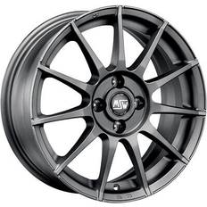 Car Rims MSW 85 Alloy Wheels In Matt Graphite Set Of 4 - 17x7 Inch ET45 5x112 PCD, Graphite