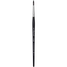 Raphael SoftAqua Synthetic Squirrel Watercolor Brush, Round, 8, Black