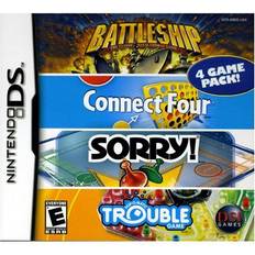 Nintendo DS Games Battleship/Connect 4/Sorry/Trouble Nintendo DS