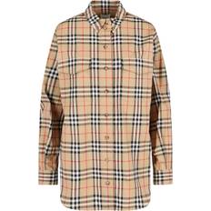 Beige - Women Shirts Burberry Shirts