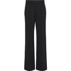 Matte Viscose Crepe Pant - Black