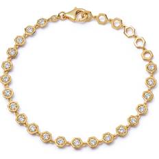 White Gold Bracelets Astley Clarke Gold White Sapphire Deco Tennis Bracelet White