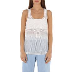 Burberry Tank Tops Burberry Ladies Silicone Lace Tank Top - White