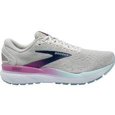 Brooks Women Sport Shoes Brooks Ghost 16 W - White Gray/Estate Blue