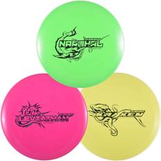 Infinite Discs Divergent Discs 3-Disc Beginner Disc Golf Starter Set Putter, Midrange Disc, and Golf Driver Disc for Disc Golf Beginners