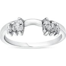 Pompeii3 5/8ct Marquise Diamond Ring Enhancer 14K White Gold