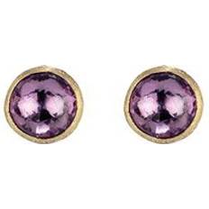 Jaipur 18ct Yellow Gold Amethyst Stud Earrings