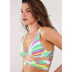Multicoloured Bikini Tops Accessorize Swirl Bikini Top Multi