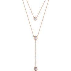 Multicoloured Necklaces Keshen New Trendy Titanium steel Necklace Rose Gold Fashion Necklace for Women Gift Summer Fine Jewelry Multicoloured