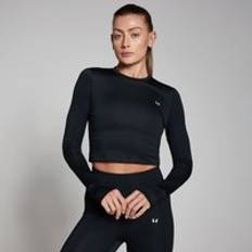 MP Women's Training Body Fit Long Sleeve Crop T-Shirt Black