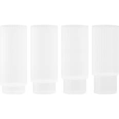 Ferm Living Ripple Long Frost Bicchiere 30cl 4pcs