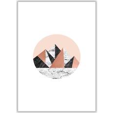 East Urban Home 'Geometric Landscape I' Graphic Framed Art