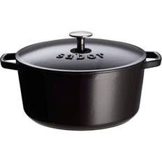 Kastruller & Stekpannor Sabor Musta med lock 4.4 L 24 cm