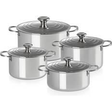 Le Creuset Induction Cookware Sets Le Creuset Signature 3-Ply Plus Cookware Set with lid 4 Parts