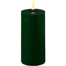 Deluxe Homeart Interior Details Deluxe Homeart Indoor Flameless Dark Green LED Candle 8cm