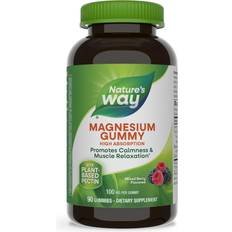 Berry Vitamins & Minerals Nature's Way Magnesium Gummy Mixed Berry -90 Gummies 90 pcs