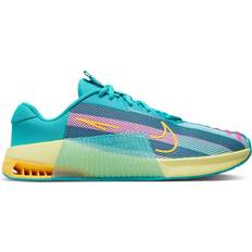 Hombre - Verde Zapatillas de Gimnasio y Entrenamiento Nike Metcon 9 AMP M - Dusty Cactus/Glacier Blue/Laser Orange/Fierce Pink