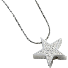 Constantlife Star Cremation Pendant Necklace - Silver