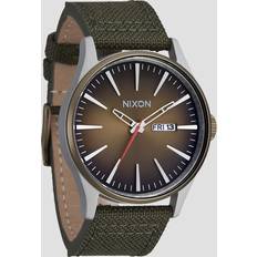 Nixon Sentry grønn silver/lt brown/asphalt