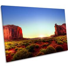 Gracie Oaks Monument Valley Sunset Landscape WALL Framed Art