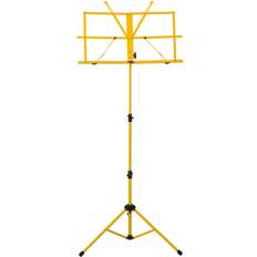 Yellow Floor Stands Ravel Folding Music Stand Yellow