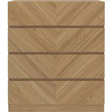 Natural Chest of Drawers GFW Catania Euro Oak Chest of Drawer 77x89cm