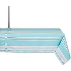 Stripes Tablecloths DII Beach House Stripe Print Outdoor Tablecloth Blue (213.36x152.4cm)